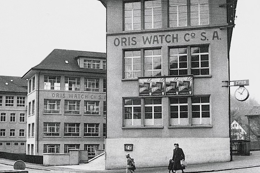 Imagen histórica de Oris, la relojera suiza fundada en 1904 en Hölstein