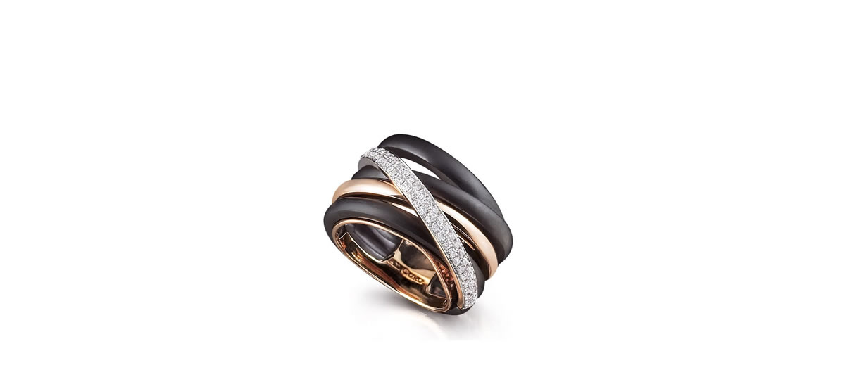 Anillos con caucho para damas